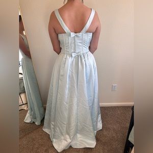 Vintage MoriLee gown light blue size 14